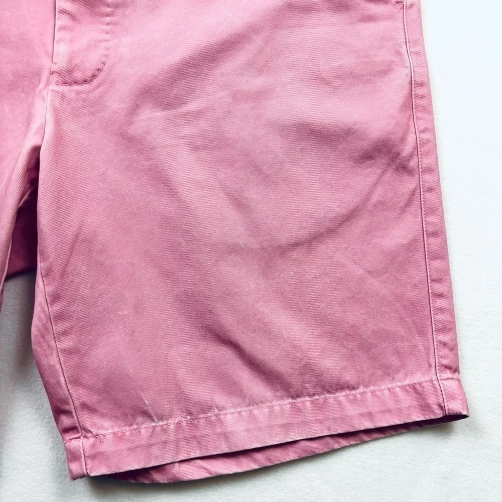 Peter Millar Pink Flat Front Chino Golf Walking‎ Cotton Shorts Size 36